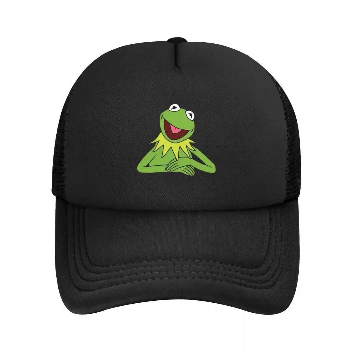 

Kermit The Frog Mesh Baseball Caps Snapback Fashion Baseball Hats Breathable Casual Casquette Outdoor Unisex One Size