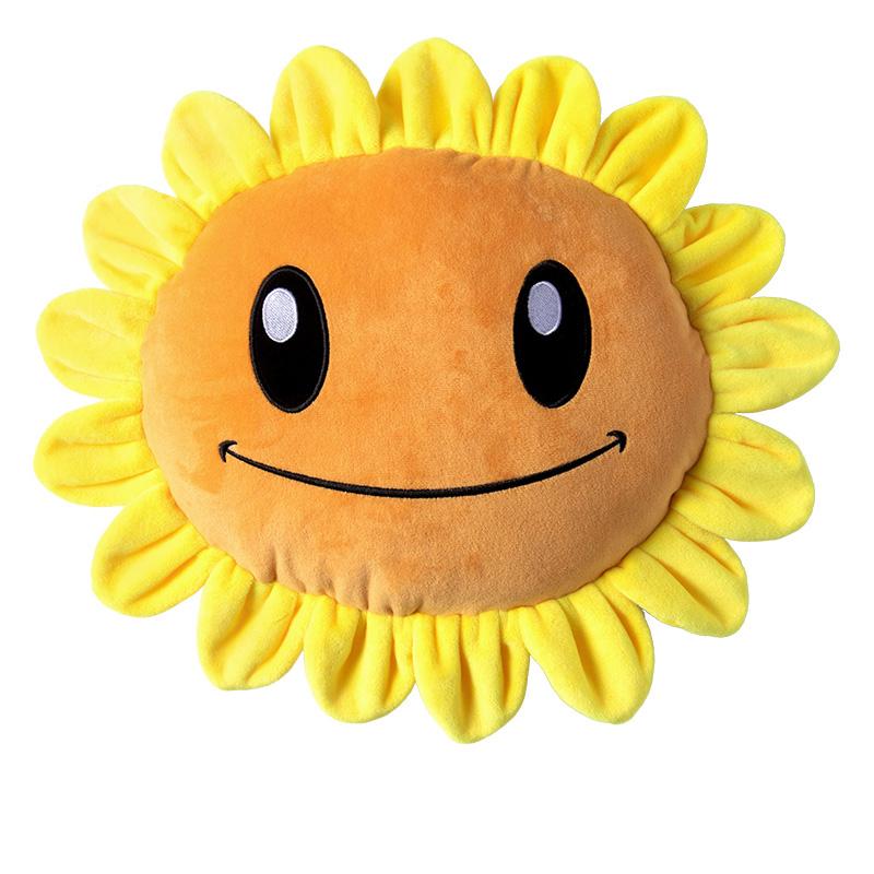 Plants Vs Zombies Style Sunflower Peashooter Coconut Plush Doll Large Zombie Pillow Soft Toy For Teens Holiday Gift