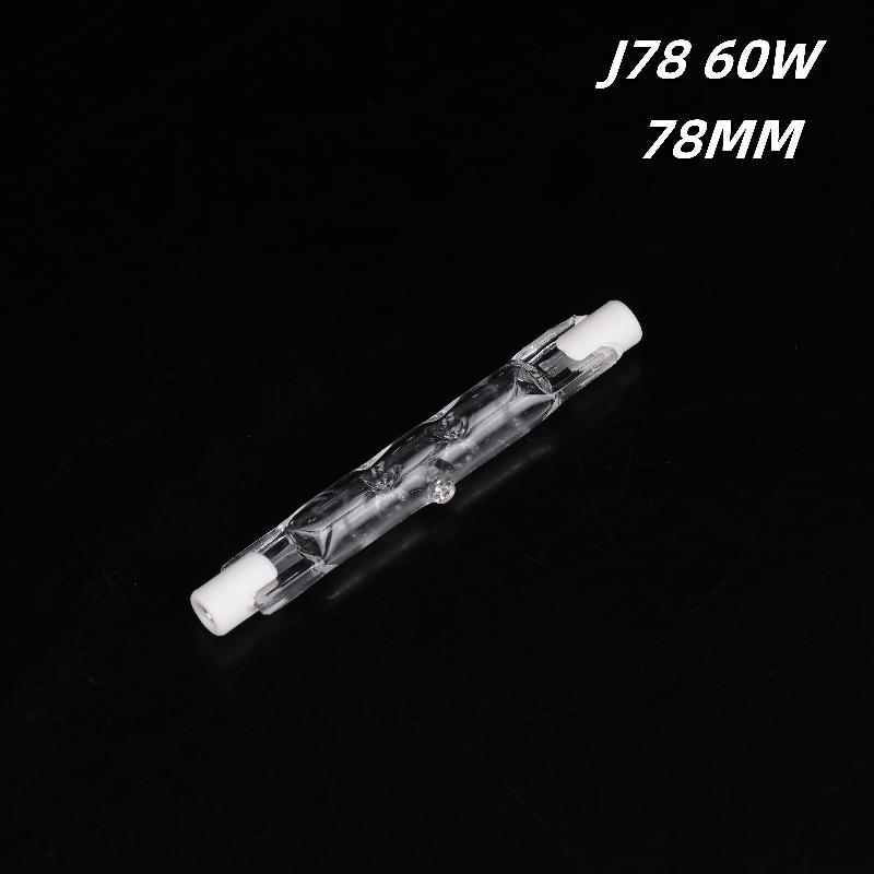 1 Piece J Type Halogen Light Bulb 360° Beam Angle R7S Halogen Linear Light Bulb For Ceiling Cabinet And Desk Construction Lights