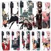 Anime Spy Family Anya Cover Phone Case For Samsung Galaxy A12 A22 A32 A52 A72 A02S Phone Case Note 20 Ultra 10 S10 Plus A51 A71