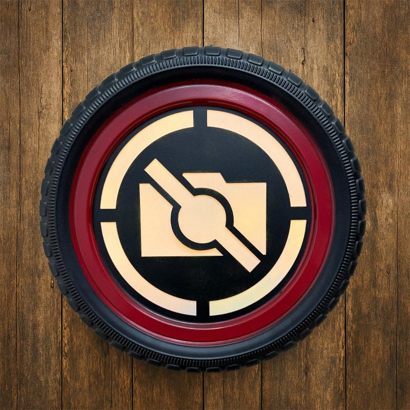

WNJAPAN Americana 3D Wall American with No Retro Wall Vintage - Tin-Look Sign, Retro, Bulb, Photography, Cafe-Style Interior, Decor, Signboard, 30cm,