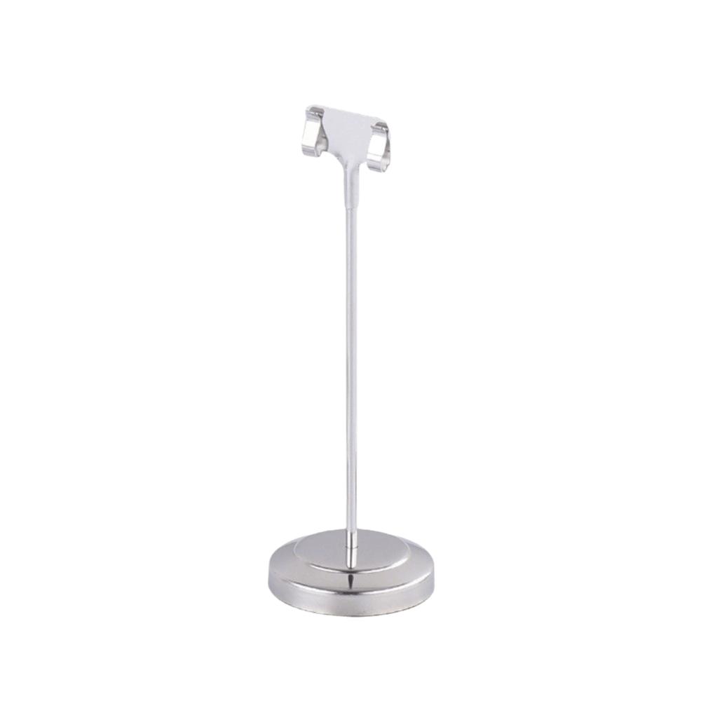 Vertical Memo Clip Holder Portable Table Number Stand Solid Color Photo Clip Stand  Desktop