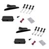 12V Car Parking Sensors Parking Kit Reverse Backup Sensors Radar System LED Display 4Sensors Reverse Monitoring System