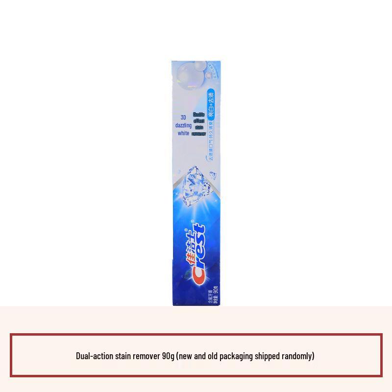 Crest 3D White Arctic Mint Toothpaste: Dual Action Stain Removal, Whitening, Fresh Breath & Gum Protection.
