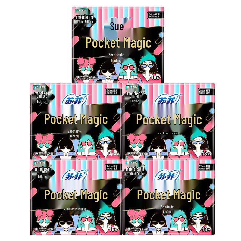 Sofy Pocket Magic Ultra-Thin Cotton Day Pads