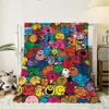 Mr M-Men Little M-Miss Throw Soft Flannel Throw Blanket, Lightweight Breathable Summer Nap Blanket For Home Travel Cozy Decor