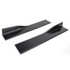 Bruce & Shark 78.7" Universal Side Skirt Extensions, Rocker Panel Splitter Lips, Polypropylene, Scratch Resistant, Gloss Black