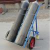 Dual-Bottle Oxygen-Acetylene Trolley: Large-Wheel Silent Foldable Cylinder Truck