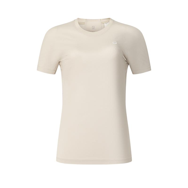 

New FILA x BBC EARTH T Shirt Women s Camel A11W437101FBG 160/80A/S