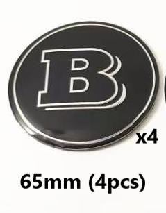 29/39/45/52/56/75/80/90mm Modified Sticker Emblem Badge sticker for BRABUS GLC GLA W213 W220 W464 W253 W204 W205 W254 W210 W211