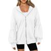 Women's Fashionable Long-sleeved Pullover And Solid-color Hooded Sweatshirt