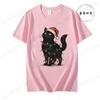 Unisexs Holiday Shirt TShirts Cute Cat Christmas Prints Graphic Tees Comfortable Personality Street Tops Fashion Unisex Clothes