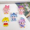 Cartoon Glitter Boy Resin Accessories for DIY: Hair Clips, Fridge Magnets, Phone Case Ornaments