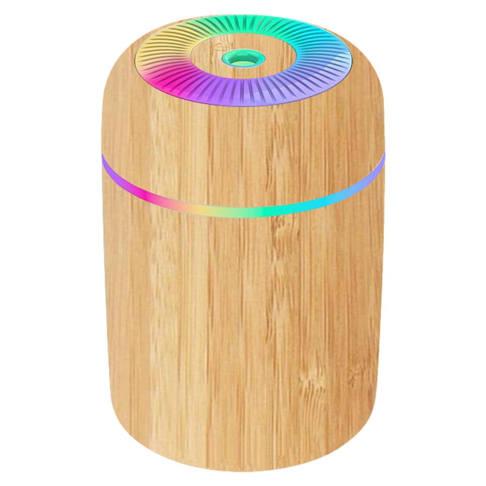 

300ml Ultra Quiet Humidifier Auto Shut-Off Colorful Desktop Humidifier 2 Mist Modes Portable for Home Office Travel grey