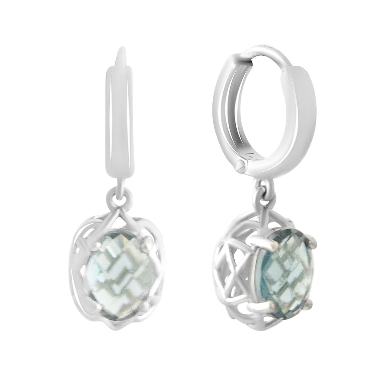 

Срібна каблучка з топазом Лондон Блю 1.858ct (2177982) синій