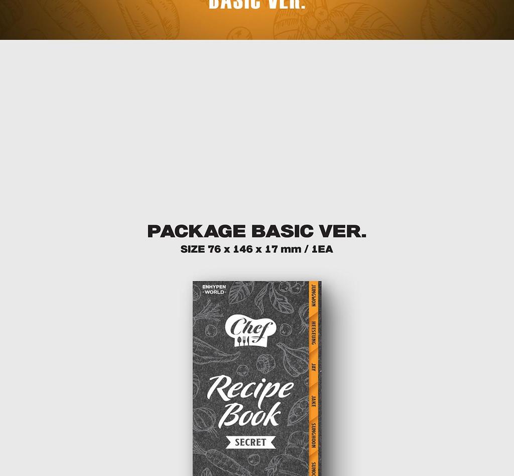 ENHYPEN WORLD COUPON CARD COLLECTION [CHEF BASIC] Ver.