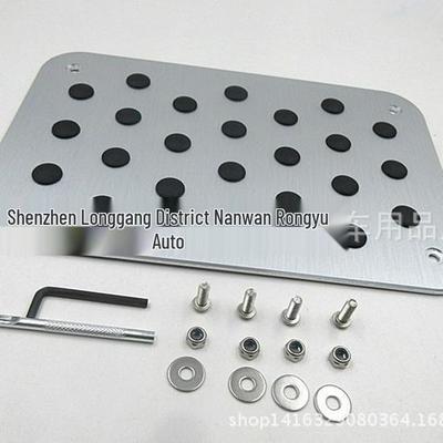 Universelle Anti-Rutsch-Aluminiumlegierung Auto-Bodenpedalmatte