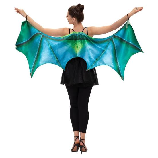 Halloween Dragon Cape Wings for Adults Women Halloween Party Dress Up Costume for Cosplay Events Stage Performance