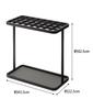 Yamazaki Frame Umbrella Holds 32 X X Large Suitable for Product 2753 Stand, Umbrellas, Black, Approx. W43.5 D22.5 H42.5cm, Slim, Capacity, Entryways,