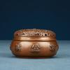Decoration Red Copper Crafts Utensils Eight Treasures Incense Burner