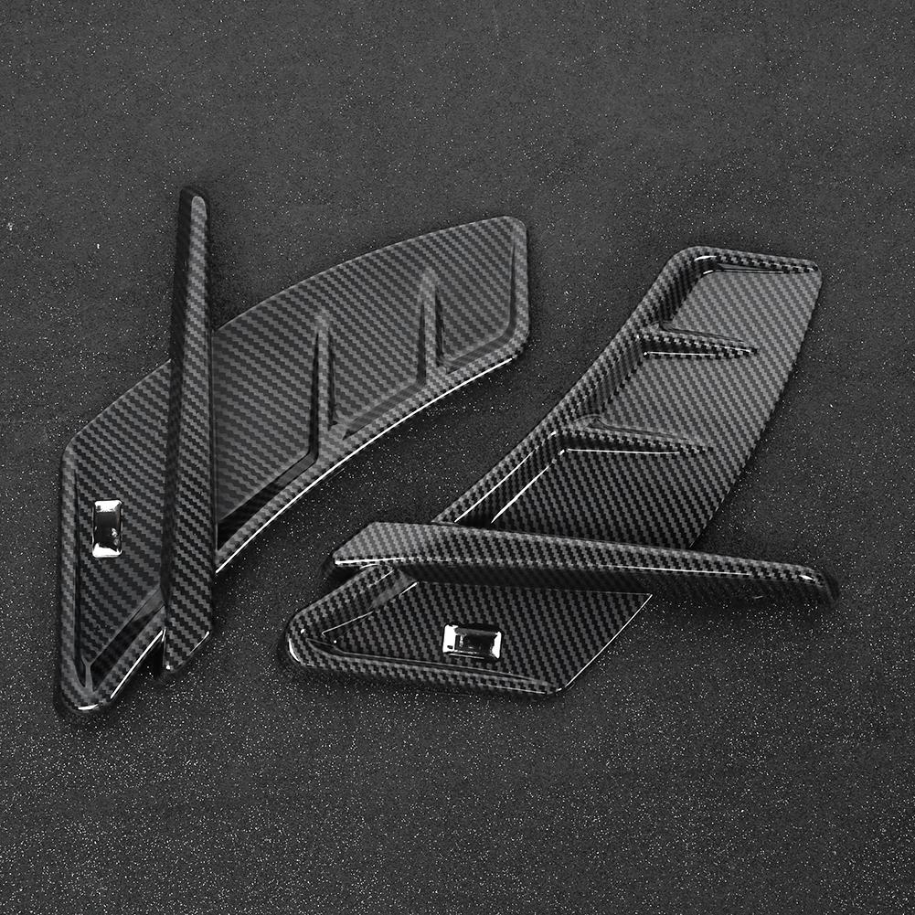 2pcs Carbon Fiber Style Fenders Cover Trim Auto Modification Fit for A7 S7 2017 2019