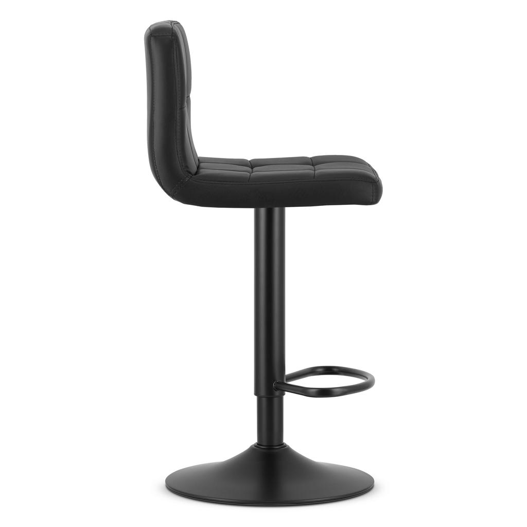 PROT stool - black eco-leather / black base