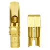 Brass Metal Eb Sax Mouthpieces Altos Saxophone Mouthpiece with Caps and Ligatures for Professionals and Beginners