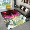 Classic Game Z-Zelda Cartoon Link Carpet Rug for Playroom Bedroom Living Room Sofa Home Decor,kid Area Rug Non-slip Floor Mat