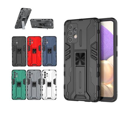 Nárazuvzdorné pouzdro pro Samsung S24 5g S23 S22 S21 A12 5g A22 4g A32 4g PC+TPU s podpěrou Kryt na telefon pro Galaxy M12 M52 F52 5g
