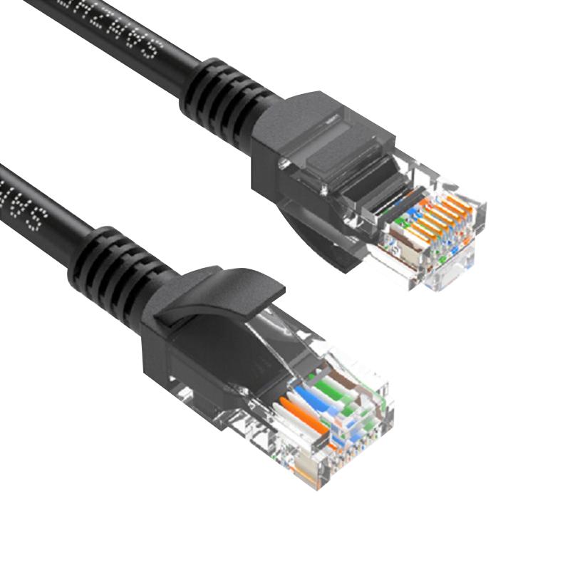För PC Router Hållbar svart PVC CAT5 RJ45 Ethernet LAN Network Patch-kabel