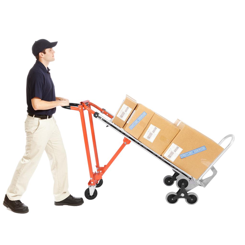 Heavy Duty Aluminum Hand Truck Dolly Cart with Wheel 3 In1 Aluminum Hand Truck with Loop Handle for Warehouse Shopping Airport