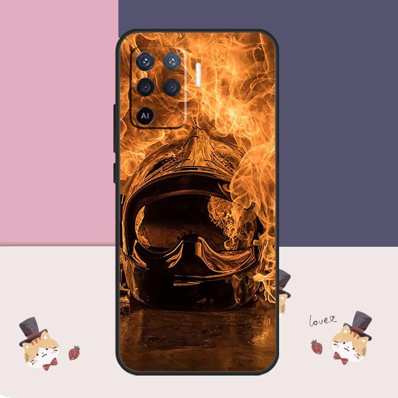 

Fire Fighter Hero Case For OPPO A78 A98 A58 A18 A96 A76 A16 A17 A77 A15 A5 A9 A74 A94 A52 A72 A53S A54S A57S OPPO A94 5G