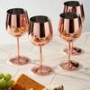 Wine Glass Highball Bar Stainless Steel Fashion Creative Sanding Process Durable Champagne Glass