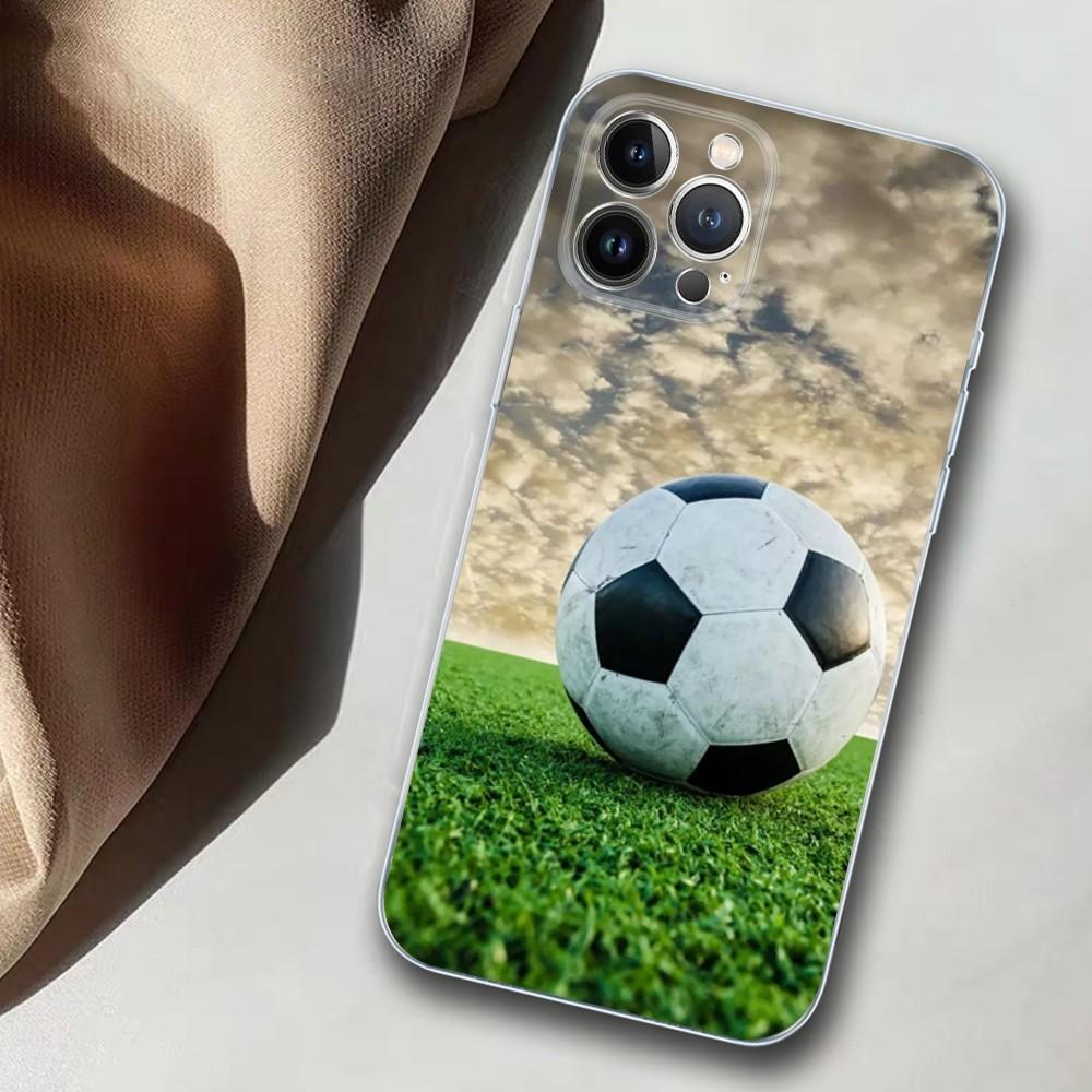 Soccer Ball Phone Case For iPhone 14 11 12 13 Mini Pro XS Max Cover 6 7 8 Plus X XR SE 2020 Funda Shell