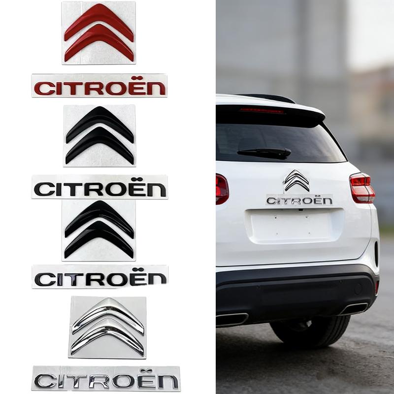 Autocolant cu Litere Metalice Emblema Insignă Față Spate Mașină pentru Citroen C1 C3 C4 C5 C-Elysee C-Quatre Xsara Jumpy DS3 DS4 DS5 Accesorii