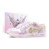 Air Jordan 1 Cloud Pink Galaxy Vintage Basketball Shoes Women's Pink DC0774-607(Team626-)