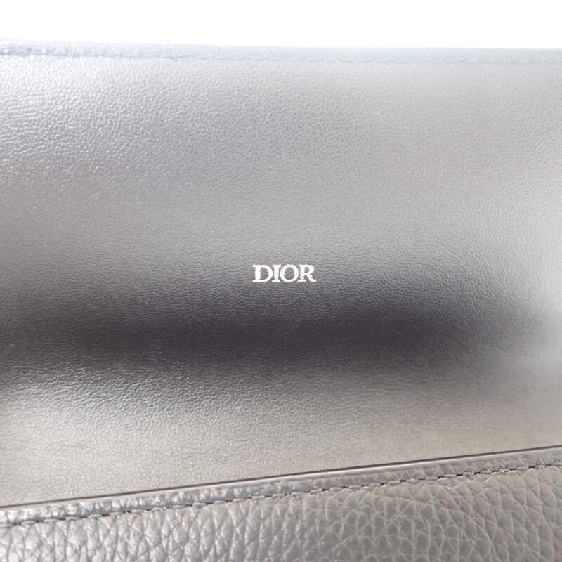 Dior 2ESBC312CDI_H00N Purse Black Calfskin Mens