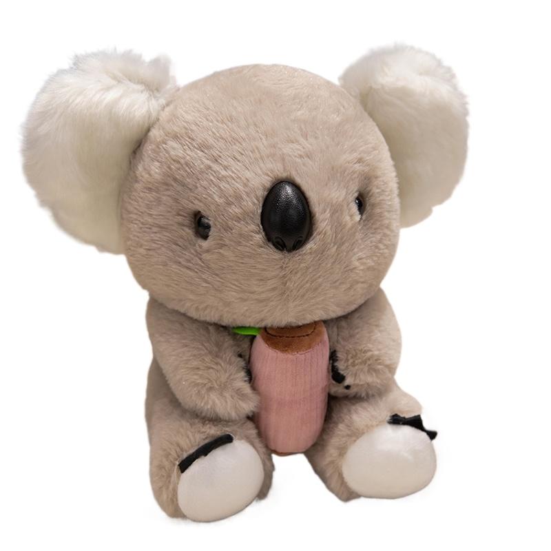 20/25CM Kawaii Cartoon Forest Animal Koala Stuffed Doll Plush Toy Children s Koala Handmade Doll Festival Gift 20cm серый