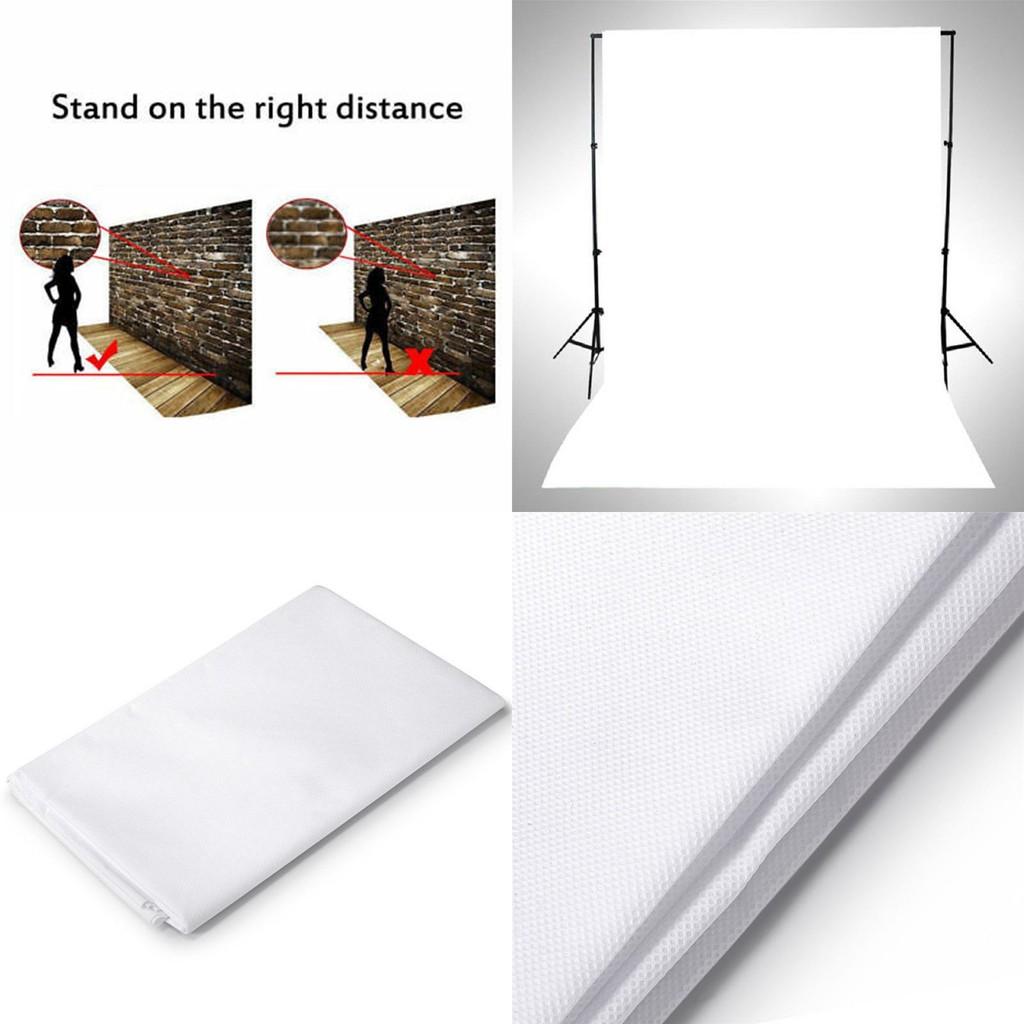 Bright White 10x10ft Photography Backdrop With Completely Seamless Nonwoven Material