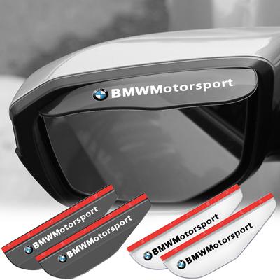 2 Stück Auto Rückspiegel Seitenansicht Regenschutz Augenbrauenschutz Sonnenblende Aufkleber Für M Performance E90 F20 E46 G30 G20 G05 G11 E48
