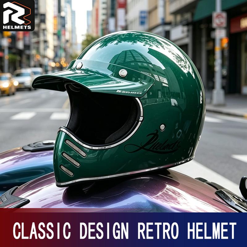 Motorcycle helmet cross-country helmet Japanese pointed nose retro helmet small helmet space helmet cruise pedal four seasons me L