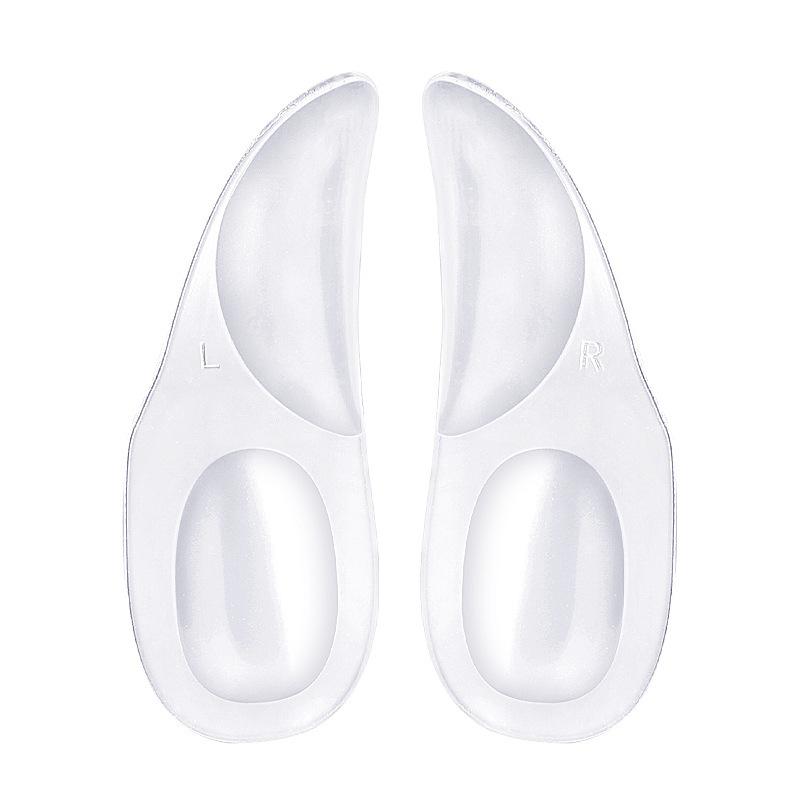 2-In-1 Arch Heel Pad Flat Arch Support Orthopedic Insole GEL Soft Self-Adhesive Anti-Slip Shock Absorption Rear Pad
