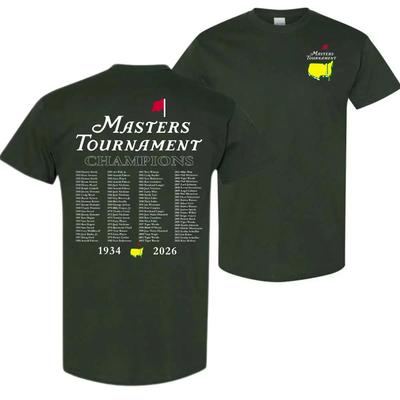 Masters Golf 2026 Tournament T-and Kids Tshirt - Augusta National Champions of Golf Tee