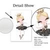 Nordic Ballet Princess Nursery Poster Unicorn Wall Art Canvas Painting Swan Wall Pictures For Children Room Kid Cuadros Decor