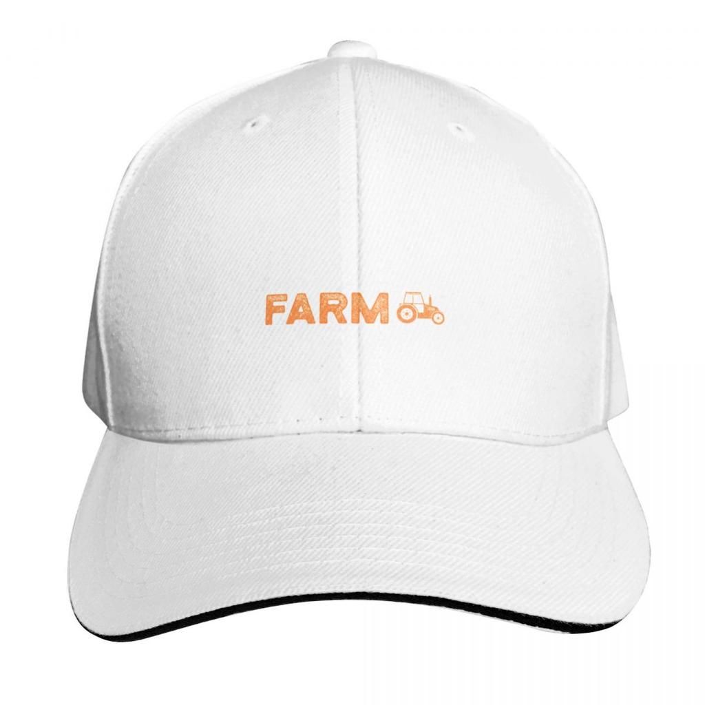 Eat Sleep Farm Repeat Baseball Cap Sunscreen Snapback Cap Summer Hat Vintage Women Hats Unisexs