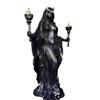 Goddess Statue Antique Finish Statue Resin Wizard Goddess Sculpture Art Garden Ornament Halloween Home Decor Sculpture