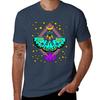 Mystisches Motten Schmetterling Mond Goblincore T-Shirt Lässiges Arbeits-T-Shirt