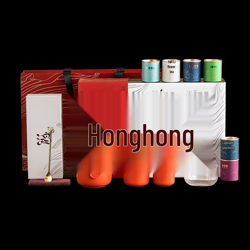 Chinese Ceramic Tea Set Gift Box