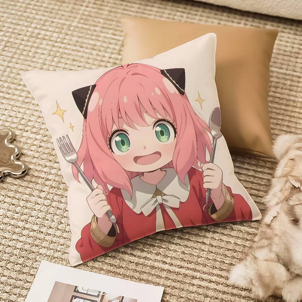 

S-Spy X Family Наволочка Противоклещевая Невидимая молния Диван Кровать 12x12Inch