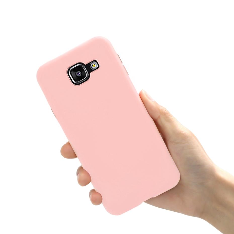 For Samsung A5 2016 2017 Case Soft Colored Silicone Phone Case for Samsung Galaxy A 5 A5 2016 2017 A510F A520F Cover Fundas Case